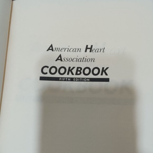 American Heart Association Cookbook 5th Edition 1991 Vintage Hardcover Revised - Picture 9 of 9